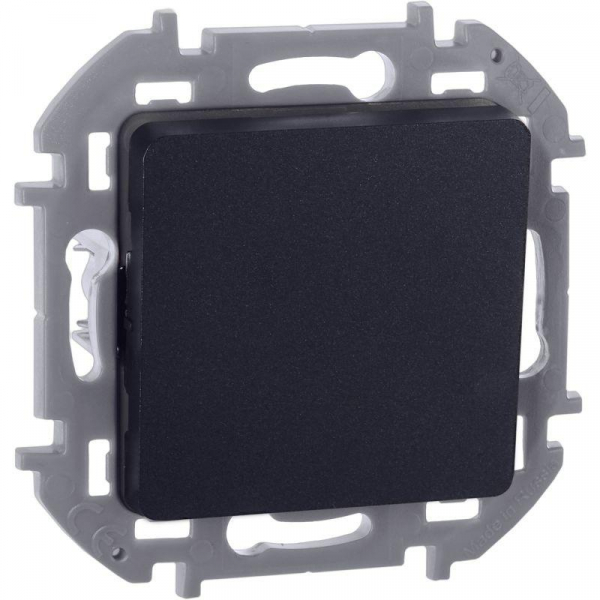 Переключатель 1-кл. Inspiria 10А IP20 250В 10AX механизм антрацит IEK 673653 ТехноИмпульс