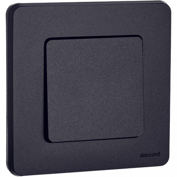 Переключатель 1-кл. Inspiria 10А IP20 250В 10AX механизм антрацит IEK 673653 ТехноИмпульс