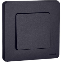 Переключатель 1-кл. Inspiria 10А IP20 250В 10AX механизм антрацит IEK 673653 ТехноИмпульс