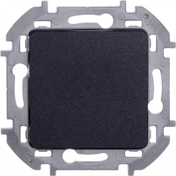 Переключатель 1-кл. Inspiria 10А IP20 250В 10AX механизм антрацит IEK 673653 ТехноИмпульс