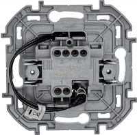 Переключатель 1-кл. Inspiria 10А IP20 250В 10AX с подсветкой/индикацией механизм антрацит IEK 673663 ТехноИмпульс