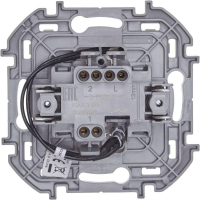 Переключатель 1-кл. Inspiria 10А IP20 250В 10AX с подсветкой/индикацией механизм бел. IEK 673660 ТехноИмпульс