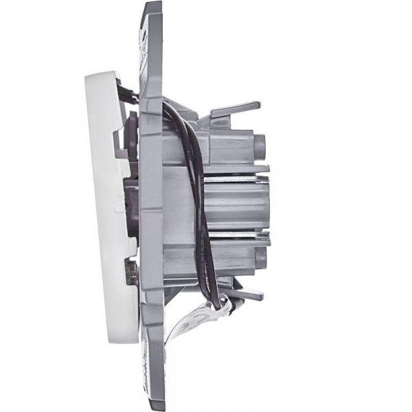 Переключатель 1-кл. Inspiria 10А IP20 250В 10AX с подсветкой/индикацией механизм бел. IEK 673660 ТехноИмпульс