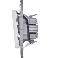 Переключатель 1-кл. Inspiria 10А IP20 250В 10AX с подсветкой/индикацией механизм бел. IEK 673660 ТехноИмпульс