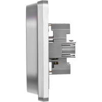 Розетка Inspiria 16А 250В 2х2P+E немецк. стандарт алюм. IEK 673752 ТехноИмпульс