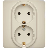 Розетка Inspiria 16А 250В 2х2P+E немецк. стандарт сл. кость IEK 673751 ТехноИмпульс