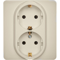 Розетка Inspiria 16А 250В 2х2P+E немецк. стандарт сл. кость IEK 673751 ТехноИмпульс
