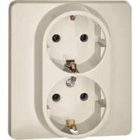 Розетка Inspiria 16А 250В 2х2P+E немецк. стандарт сл. кость IEK 673751 ТехноИмпульс