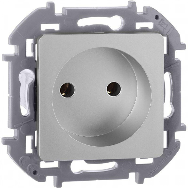 Розетка 1-м СП Inspiria 16А IP20 250В 2P механизм алюм. IEK 673712 ТехноИмпульс
