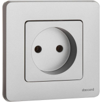 Розетка 1-м СП Inspiria 16А IP20 250В 2P механизм алюм. IEK 673712 ТехноИмпульс