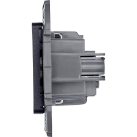 Розетка 1-м СП Inspiria 16А IP20 250В 2P механизм антрацит IEK 673713 ТехноИмпульс