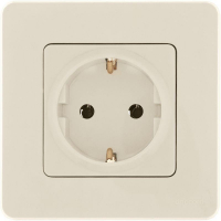 Розетка 1-м СП Inspiria 16А IP20 250В 2P+E немецк. стандарт механизм сл. кость IEK 673721 ТехноИмпульс
