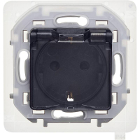 Розетка 1-м СП Inspiria 16А IP44 250В 2P+E защ. шторки с крышкой немецк. стандарт механизм антрацит IEK 673743 ТехноИмпульс