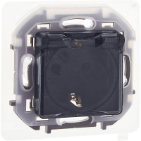 Розетка 1-м СП Inspiria 16А IP44 250В 2P+E защ. шторки с крышкой немецк. стандарт механизм антрацит IEK 673743 ТехноИмпульс
