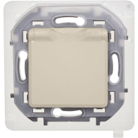 Розетка 1-м СП Inspiria 16А IP44 250В 2P+E защ. шторки с крышкой немецк. стандарт механизм сл. кость IEK 673741 ТехноИмпульс