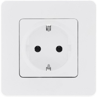 Розетка 1-м СП Inspiria 16А IP20 250В 2P+E защ. шторки немецк. стандарт механизм бел. IEK 673730 ТехноИмпульс