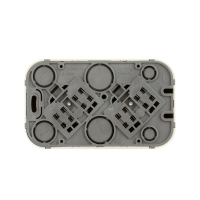 Розетка 2-м ОП Quteo 16А IP20 250В 2х2P+E с заземл. без защ. шторок бел. IEK 782233 ТехноИмпульс