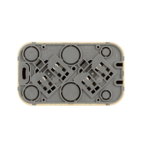 Розетка 2-м ОП Quteo 16А IP20 250В 2х2P без заземл. без защ. шторок дерево IEK 782281 ТехноИмпульс