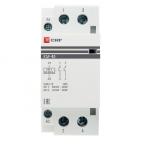 Контактор модульный КМ 40А 2NО (2 мод.) EKF km-2-40-20 ТехноИмпульс