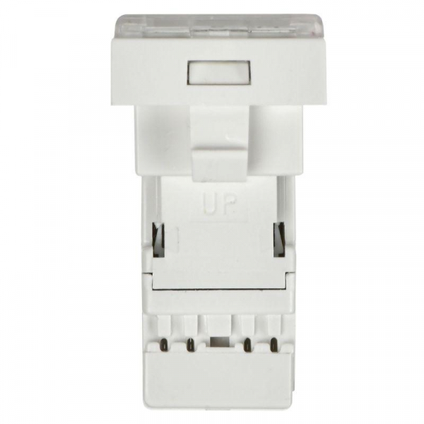 Розетка компьютерная 1-м 1мод. RJ45 кат.5E UTP механизм PRIMER IEK CKK-40D-RI1-K01 ТехноИмпульс