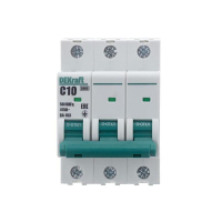 Выключатель автоматический модульный 3п С 10А 6кА ВА-103 DEKraft 12303DEK ТехноИмпульс