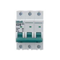 Выключатель автоматический модульный 3п C 20А 6кА ВА-103 DEKraft 12306DEK ТехноИмпульс