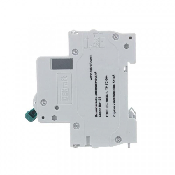 Выключатель автоматический модульный 3п C 25А 6кА ВА-103 DEKraft 12307DEK ТехноИмпульс