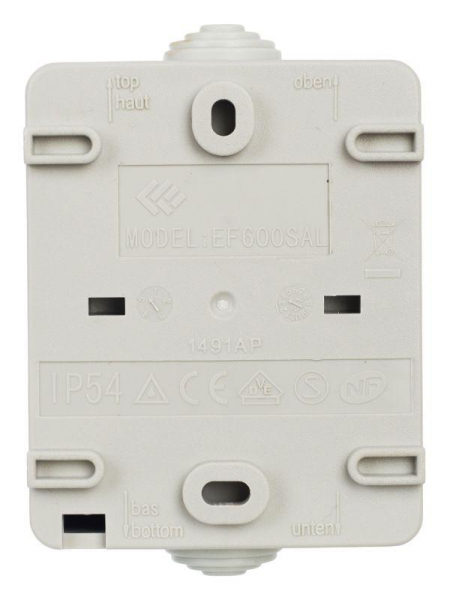 Выключатель проходной 1-кл. ОП Форс 10А IP54 ВС20-1-1-ФСр с индикацией сер. IEK EVS11-K03-10-54-DC ТехноИмпульс