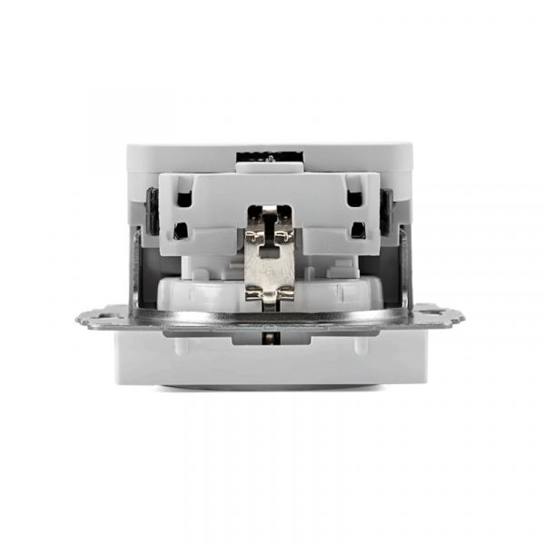 Розетка AtlasDesign 16А с 2-мя заряд. устройствами USB тип A+C 5В/2.4А 2х5В/1.2А механизм бел. SE ATN000132 ТехноИмпульс