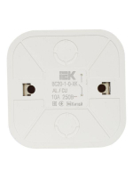 Выключатель 1-кл. ОП GLORY 10А ВС20-1-0-ХК крем. IEK EVH10-K33-10 ТехноИмпульс