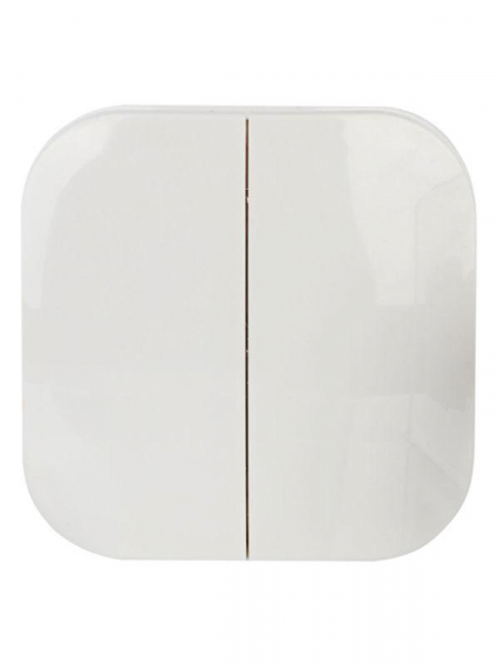 Выключатель 2-кл. ОП GLORY 10А ВС20-2-0-ХБ бел. IEK EVH20-K01-10 ТехноИмпульс