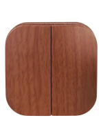 Выключатель 2-кл. ОП GLORY 10А ВС20-2-0-ХД дуб IEK EVH20-K24-10 ТехноИмпульс