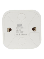 Переключатель проходной 1-кл. ОП GLORY 10А ВСп10-1-0-ХБ бел. IEK EVH12-K01-10 ТехноИмпульс