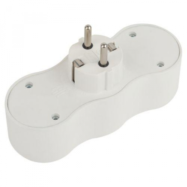 Разветвитель 3-м с заземл. 16А IP20 SPx-3e-W бел. Эра Б0053479 ТехноИмпульс