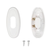 Выключатель-кнопка 6А 250ВON-OFF на электропровод для настольной лампы/бра бел. Rexant 36-3016 ТехноИмпульс