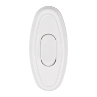 Выключатель-кнопка 6А 250ВON-OFF на электропровод для настольной лампы/бра бел. Rexant 36-3016 ТехноИмпульс