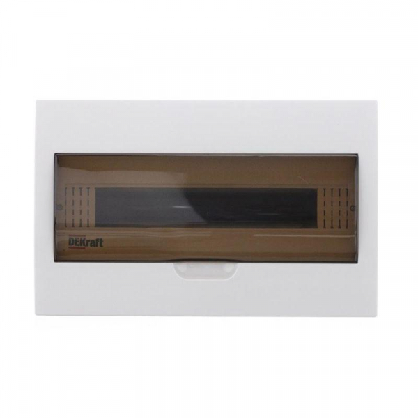 Корпус встраиваемый ЩРВ-П-18 25х40х10 18мод. IP41 пластик. DEKraft 31005DEK ТехноИмпульс