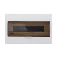 Корпус встраиваемый ЩРВ-П-18 25х40х10 18мод. IP41 пластик. DEKraft 31005DEK ТехноИмпульс