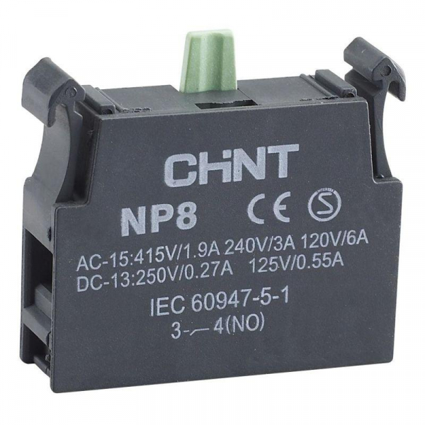 Блок контактный 1НО для NP8 (R) CHINT 669998 ТехноИмпульс