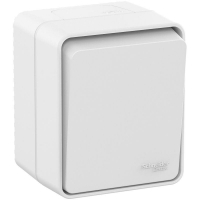Выключатель 1-кл. ОП AtlasDesign PROFI IP54 10AX бел. SE ATN540111 ТехноИмпульс