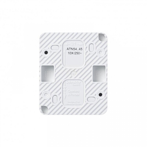 Розетка 1-м ОП AtlasDesign PROFI 16А IP54 250В заземл. защ. шторки бел. SE ATN540145 ТехноИмпульс