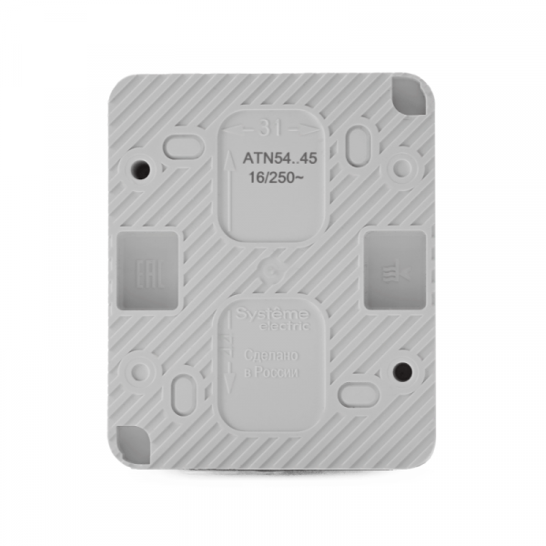 Розетка 1-м ОП AtlasDesign PROFI 16А IP54 250В заземл. защ. шторки бел. SE ATN540145 ТехноИмпульс