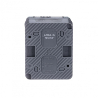 Розетка 1-м ОП AtlasDesign PROFI 16А IP54 250В заземл. защ. шторки антрацит SE ATN544045 ТехноИмпульс