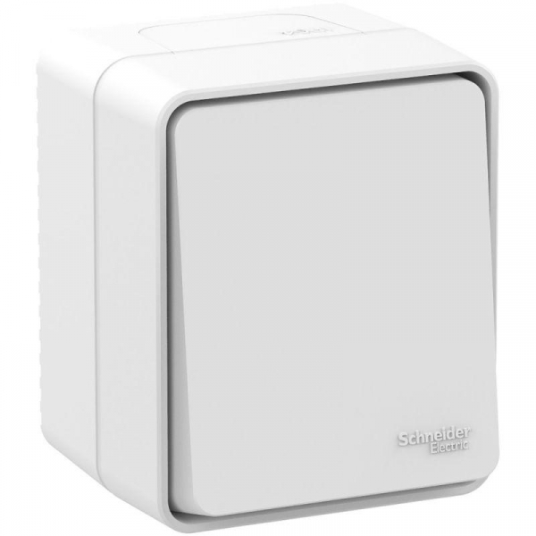 Переключатель проходной 1-кл. ОП AtlasDesign PROFI IP54 10AX бел. SE ATN540161 ТехноИмпульс