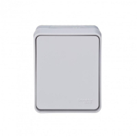 Переключатель проходной 1-кл. ОП AtlasDesign PROFI IP54 10AX бел. SE ATN540161 ТехноИмпульс