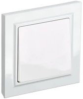 Выключатель 1-кл. СП BRITE ВСР10-1-0-БрБ 10А в сборе бел. IEK BR-V10-0-10-K01-F ТехноИмпульс