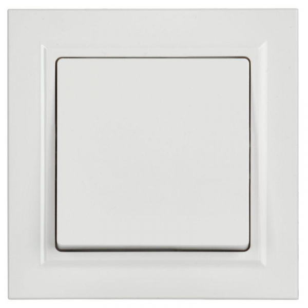 Выключатель 1-кл. СП BRITE ВСР10-1-0-БрБ 10А в сборе бел. IEK BR-V10-0-10-K01-F ТехноИмпульс