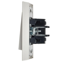 Выключатель 1-кл. СП BRITE ВСР10-1-0-БрБ 10А в сборе бел. IEK BR-V10-0-10-K01-F ТехноИмпульс