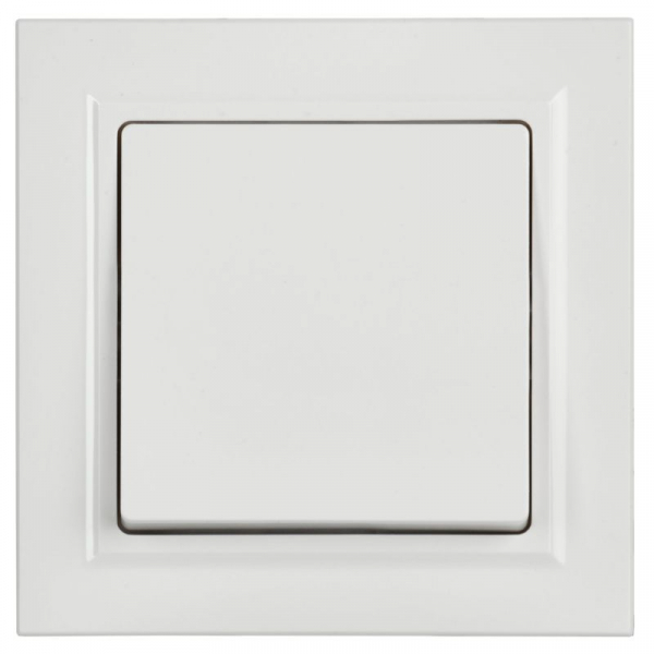 Выключатель 1-кл. СП BRITE ВСР10-1-0-БрБ 10А в сборе бел. IEK BR-V10-0-10-K01-F ТехноИмпульс