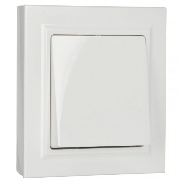 Выключатель 1-кл. СП BRITE ВСР10-1-0-БрБ 10А в сборе бел. IEK BR-V10-0-10-K01-F ТехноИмпульс